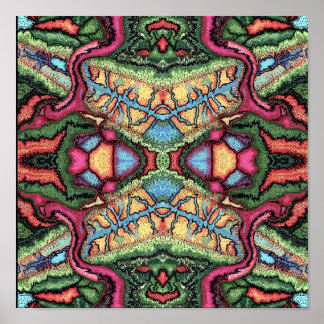 Abstract Dots Poster