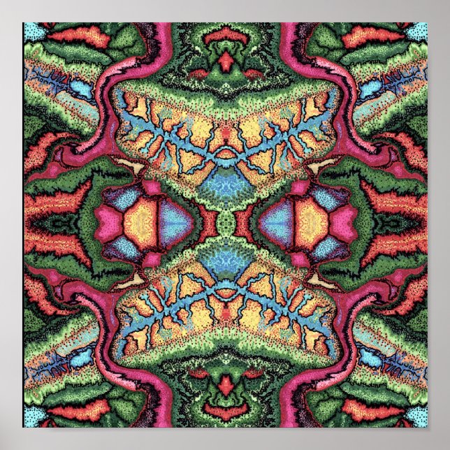 Abstract Dots Poster (Front)