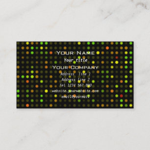 Abstract dots Science Business Card