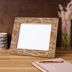 Abstract Dotted Lines Etched Frames