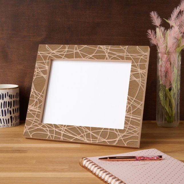Abstract Dotted Lines Etched Frames (Left)