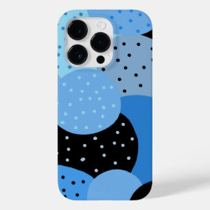 Abstract Dotty Blue Circles Case-Mate iPhone 14 Pro Case