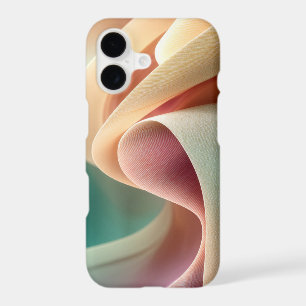 Abstract Drapery with Pastel Gradient Flow
