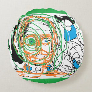 Abstract Drawing Pillow - HAMbWG