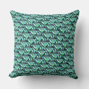 Abstract drawing repetition looking like stones cushion