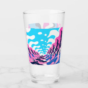 Abstract Dream Wave – Vibrant Surreal Flow Glass