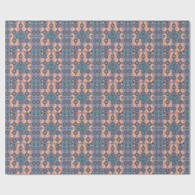 Abstract Dream Wave – Vibrant Surreal Flow Wrapping Paper (Flat)