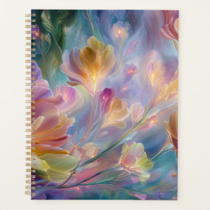 Abstract dreamy floral garden planner