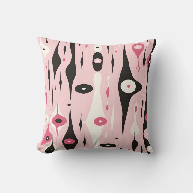 Abstract Drip Composition Cushion (Front)