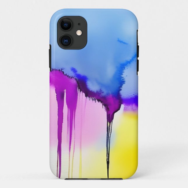 Abstract Drips Case-Mate iPhone Case (Back)