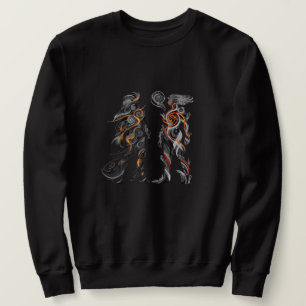 Abstract Duality Men’s Sweatshirt