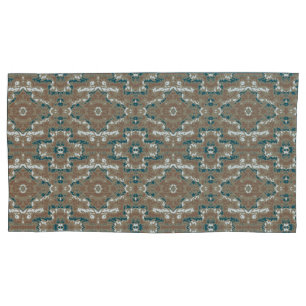 Abstract Earth Camouflage Brown Pillowcase