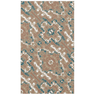 Abstract Earth Camouflage Brown Tablecloth