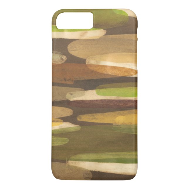Abstract Earth Tone Landscape Case-Mate iPhone Case (Back)