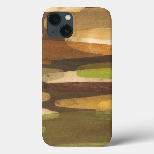 Abstract Earth Tone Landscape Case-Mate iPhone Case (Back)