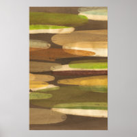 Abstract Earth Tone Landscape