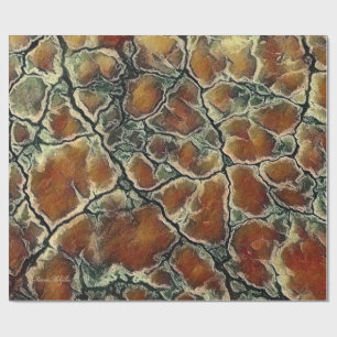 Abstract Earth Tone Pattern Wrapping Paper