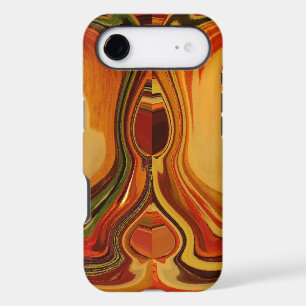 Abstract Earth Tone Swirl Art Print