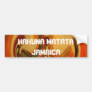 Abstract Earth Tone Swirl Art Print Bumper Sticker