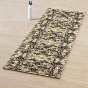 Abstract Earth Tone Yoga Mat