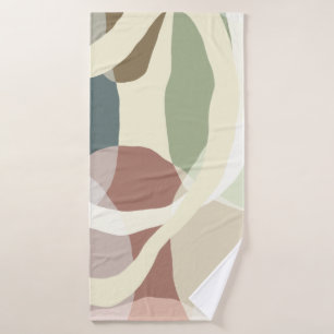 Abstract Earthiness Bath Towel Set