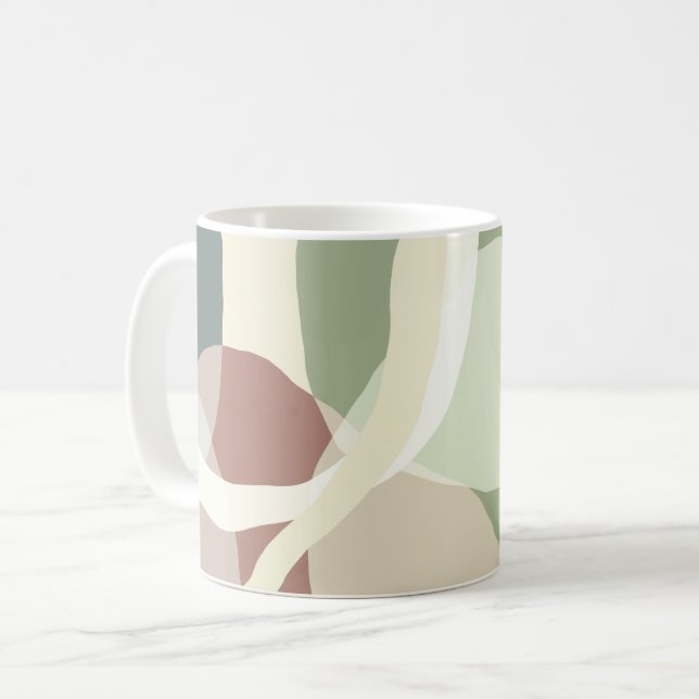 Abstract Earthiness Coffee Mug (Front Left)