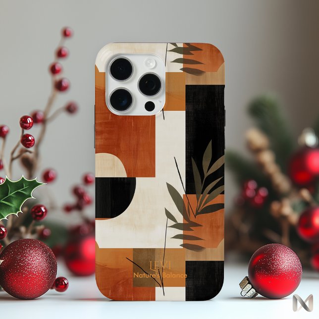 Abstract Earthy Botanical - Modern Minimalist Case-Mate iPhone Case (Creator Uploaded)