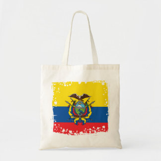 Abstract Ecuador Flag, Republic of Ecuador Bag