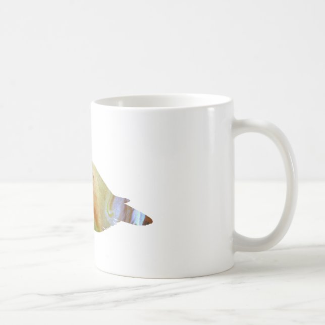 Abstract Eider duck silhouette Coffee Mug (Right)