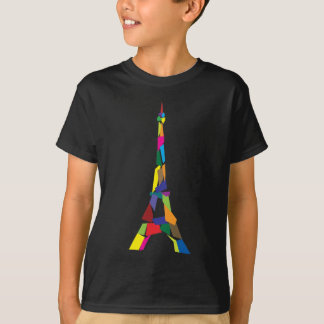 Abstract Eiffel Tower, France, Paris T-Shirt
