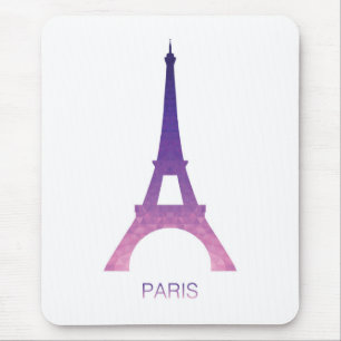 Abstract Eiffel Tower Mouse Pad
