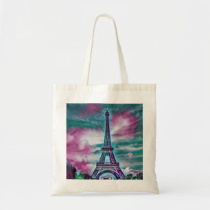 Abstract Eiffel Tower  Tote Bag