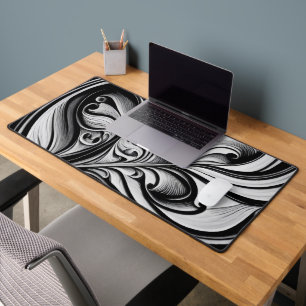 Abstract Elegance Desk Mat