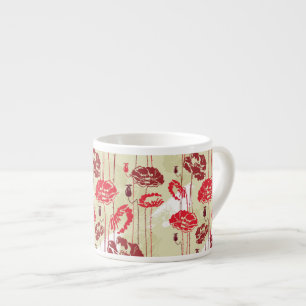 Abstract Elegance floral pattern 2 Espresso Cup