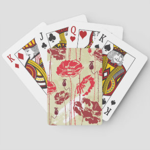 Abstract Elegance floral pattern 2 Playing Cards