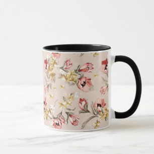 Abstract Elegance floral pattern 3 Mug