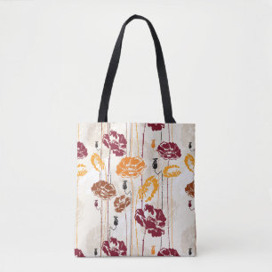 Abstract Elegance floral pattern 4 Tote Bag