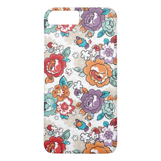 Abstract Elegance floral pattern 5 Case-Mate iPhone Case (Back)