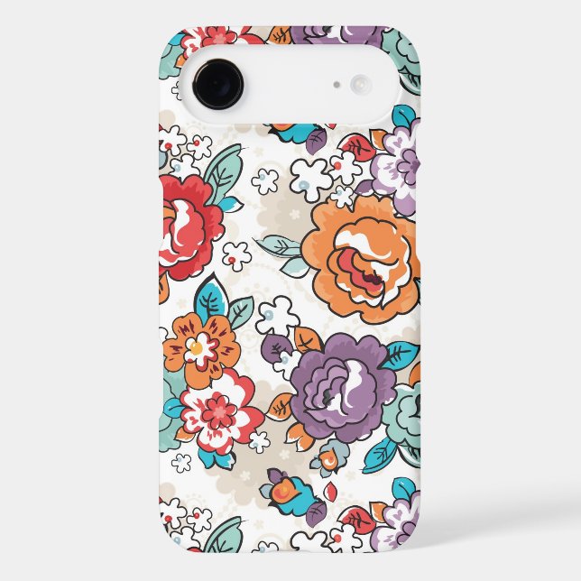 Abstract Elegance floral pattern 5 Case-Mate iPhone Case (Back)