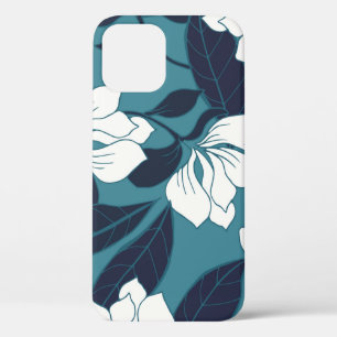Abstract elegance pattern with floral background. iPhone 12 case