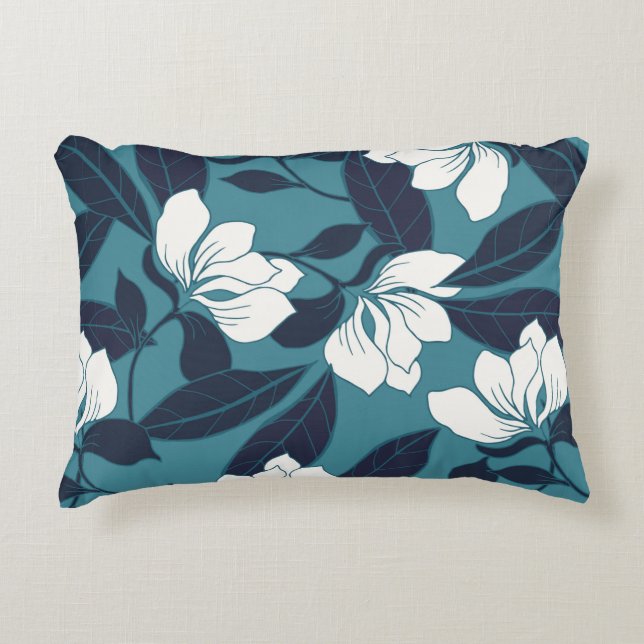 Abstract elegance pattern with floral background.  decorative cushion (Front)