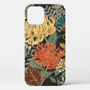 Abstract elegance seamless pattern with floral bac iPhone 12 case