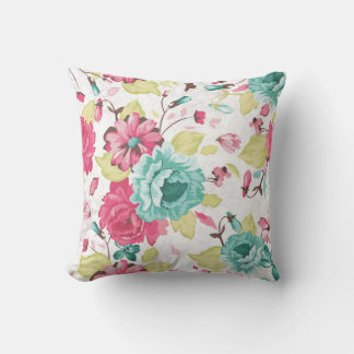 Abstract Elegance Seamless pattern with floral bac Cushion