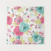Abstract Elegance Seamless pattern with floral bac