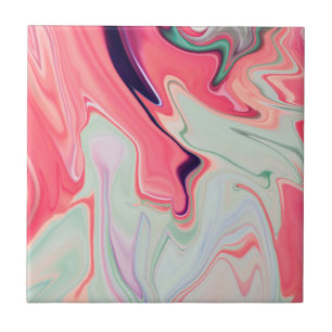 Abstract elegant fluid liquid marble flow texture ceramic tile