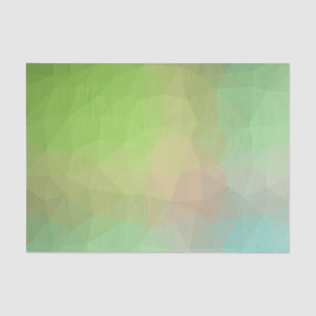 Abstract & Elegant Geo Designs - Watermelon Hue Tissue Paper (Front)