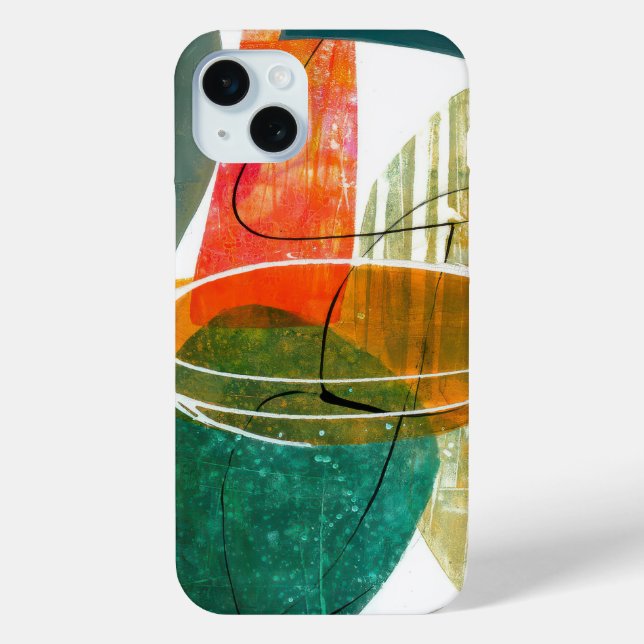 Abstract Elegant mixed Colourful painting pattern  Case-Mate iPhone Case (Back)