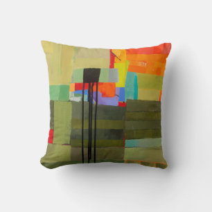 Abstract Elegant mixed Colourful painting pattern  Cushion