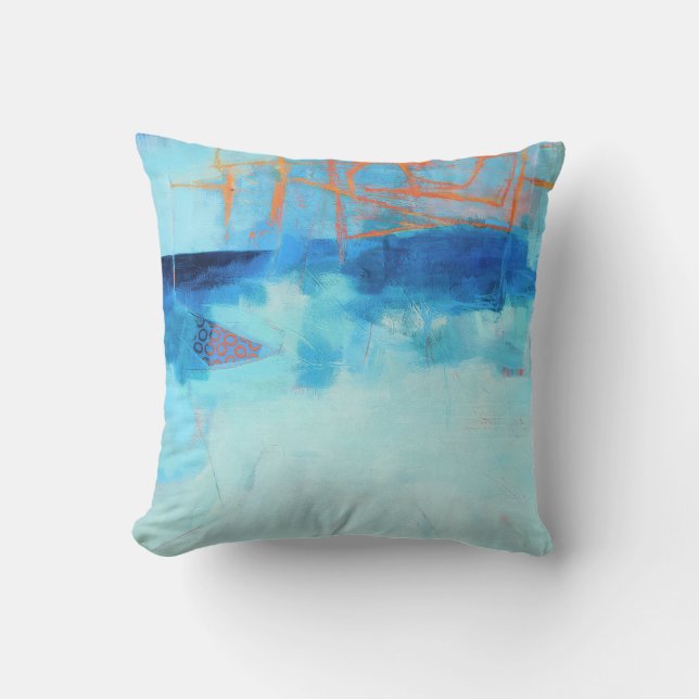Abstract Elegant mixed Colourful painting pattern  Cushion (Front)