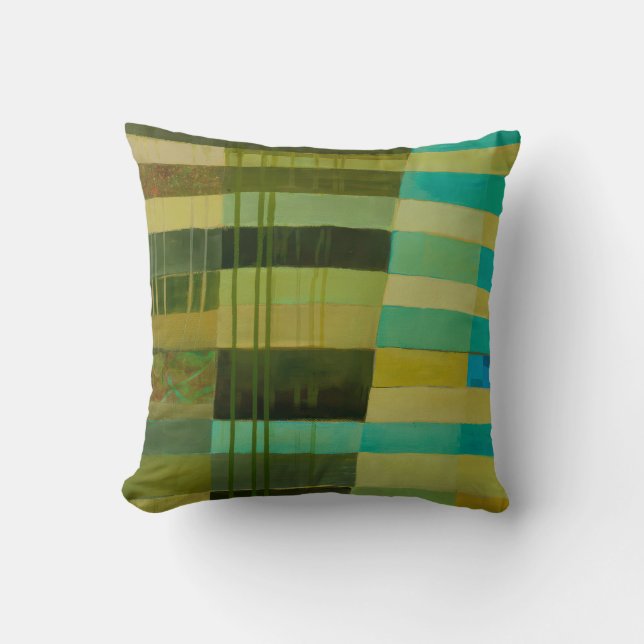 Abstract Elegant mixed Colourful painting pattern  Cushion (Front)
